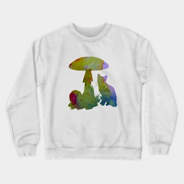 The Cat #2 Crewneck Sweatshirt by BittenByErmines